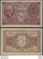 1944-46 Lire 5 Atena Elmata FDS BI 65 Alfa - Sonstige & Ohne Zuordnung