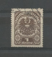 Austria - Oostenrijk 1920-21 Arms  Y.T. 224 (0) - Usati