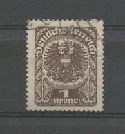 Austria - Oostenrijk 1920-21 Arms  Y.T. 224 (0) - Gebruikt