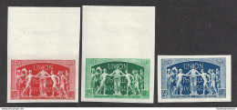 1949 FRANCIA   - Yvert N° 850/852 - 75 Anniversario Dell'UPU - Non Dentellato - - Altri & Non Classificati