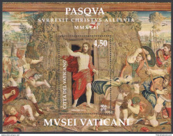 2017 Vaticano Pasqua - Musei Vaticani - Foglietto MNH ** - Blocchi E Foglietti