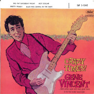 EP 45 RPM (7") Gene Vincent  "  Crazy Times !  " - Rock