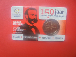 +++PRIX CADEAU+++BELGIQUE 2 EURO 2014 "CROIX-ROUGE" Version Flamande ( PRESENTATION UNIQUE D'UNE SEULE SEMAINE !) - België