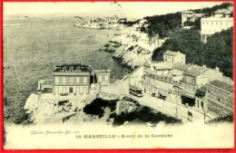 13 - MARSEILLE -- ROUTE DE LA CORNICHE - CPA ANIMÉE (380)_CP67 - Endoume, Roucas, Corniche, Beaches