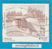 USATI ITALIA 2007 - Ref.1059 "DOLMEN LA CHIANCA, BISCEGLIE" 1 Val. - - 2001-10: Usati