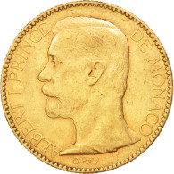 Monnaie, Monaco, Albert I, 100 Francs, Cent, 1901, Paris, TTB+, Or, Gadoury:124 - Charles III.