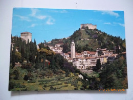 Cartolina Viaggiata "ASOLO Panorama Con La Rocca" 1969 - Treviso