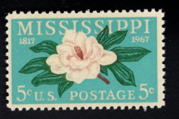 200738720 1967 SCOTT 1337 (XX) POSTFRIS MINT NEVER HINGED - MISSISSIPPI STATEHOOD 150TH ANNIV - Nuevos