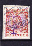 STAMPS-ALBANIA-1914-TAXE-USED-SEE-SCAN-OVERPRINT-VIOLET-COTE-35 EURO - Albania