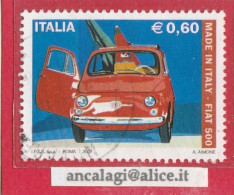 USATI ITALIA 2007 - Ref.1062A "MADE IN ITALY -FIAT 500-" 1 Val. - - 2001-10: Used