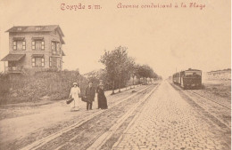 COXYDE  Avenue Conduisant à La Plage - Koksijde