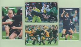 New Zealand - 1998 All Blacks Rugby Set (4) - NZ-G-185/88 - Very Fine Used - New Zealand