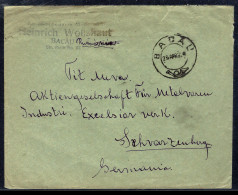 LETTRE DE BACAU - ROUMANIE - POUR SCHWARZENBURG GERMANIE - - Storia Postale Prima Guerra Mondiale