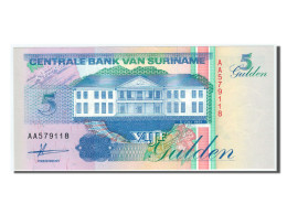 Billet, Suriname, 5 Gulden, 1991, NEUF - Suriname