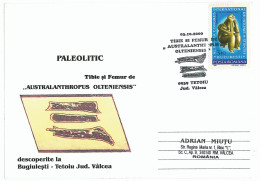 COV 75 - 1136 PREHISTORY, Romania - Cover - Used - 2000 - Storia Postale