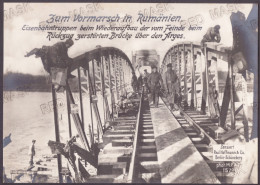 RO 85 - 23599 ARGES, Bridge On The River Arges, Romania - Old Postcard - Unused ( 17/12 Cm ) - Rumania