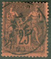 France     91  Ob  TB  - 1876-1898 Sage (Type II)