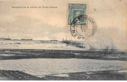 Chili - N°78944 - Temporal En El Puerto De PUNTA-ARENAS - Carte Avec Bel Affranchissement - Chili