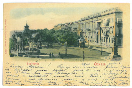 UK 27 - 23306 ODESSA, Market, Litho, Ukraine - Old Postcard - Used - 1900 - Oekraïne