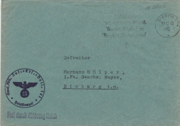 Genesungsabteilung Inf. Ers. Batl. 181 1940 > Hölper Dieburg - Luftschutz Ist Nationale Pflicht - Siegen - Feldpost World War II