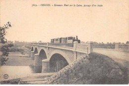 71 - Digoin - SAN22126 - Nouveau Pont Sur La Loire - Passage D'un Train - Train - Digoin