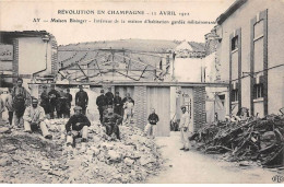 51 - Ay -  SAN21771 - Révolution - Maison Bisinger - Gardée Militairement - Grève - Ay En Champagne