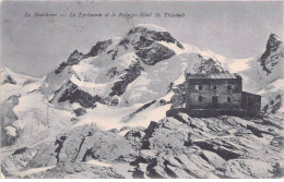 Italie - N°80010 - Le Breithorn - Le Lyskamm Et Le Refuge-Hôtel St. Théodule - Autres & Non Classés