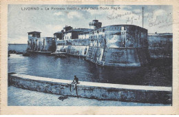 Italie - N°79234 - LIVORNO - La Fortezza Vecch'a Vista Dallo Scalo Regio - Carte Avec Un Bel Affranchissement - Livorno