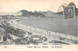 Brésil - N°78971 - RIO DE JANEIRO - Avenida Beira-mar - Botafogo - Carte Avec Bel Affranchissement - Rio De Janeiro