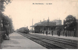 92 - Courbevoie  - SAN22434 - La Gare - Train - Courbevoie