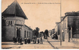 95.AM17844.Bezons.N°258.Ecole De Filles Et Rue De Pontoise - Bezons