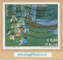 USATI ITALIA 2007 - Ref.1053A "CENTANNI DI SCAUTISMO" 1 Val. - - 2001-10: Used