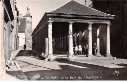 38 - La Mure - SAN22770 - La Halle Et La Tour De L'Horloge - CPSM 14X9 Cm - La Mure