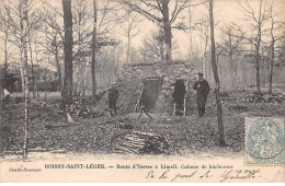 94 - Boissy Saint Léger  - SAN22537 - Route D'Yerres à Limeil - Cabane Du Bucherons  - Agriculture - Métier - Boissy Saint Leger