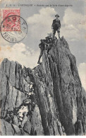 Italie - N°80017 - COURMAYEUR - Arrivée Sur Le Faîte D'une Aiguille - Autres & Non Classés