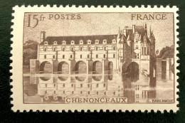 1944 FRANCE N 610 CHENONCEAUX 15F - NEUF** - Nuevos