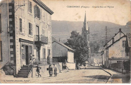 88 - CORNIMONT - SAN26033 - Grande Rue Et L'Eglise - Cornimont