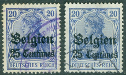 Belgique   Michel  4 I Et 4 II   Ob  TB   - OC1/25 General Government