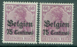 Belgique   Michel  6 Et 6 Z2   *  TB   - OC1/25 Gobierno General