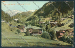 Aosta Gressoney Cartolina ZQ4796 - Aosta
