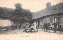 80 - CAYEUX S/ MER - SAN32594 - Intérieur De Ferme - Agriculture - Pli - Cayeux Sur Mer