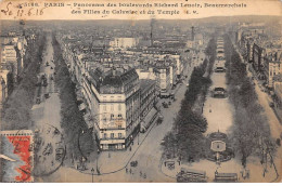 75003 - PARIS - SAN40195 - Panorama Des Bld Richard Lenoir, Beaumarchais Des Filles Du Calvaire Et Du Temple - En L'état - Arrondissement: 03