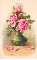 Illustrateur - N°80272 - C. Klein - Roses Roses Dans Un Vase - Klein, Catharina