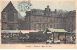 27.AM16993.Bernay.N°2.Place De L'Hôtel De Ville.Marché - Bernay