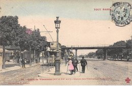 75020 - PARIS - SAN40279 - Cours De Vincennes - Station Des Tramways De Banlieue - Arrondissement: 20