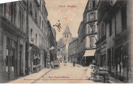 75020 - PARIS - SAN40277 - Rue Saint Blaise - Perspective De L'Eglise St Germain De Charonne - Arrondissement: 20