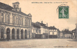 52 - MONTIER EN DER - SAN41412 - Hôtel De Ville - La Place Et Rue De L'Isle - Montier-en-Der