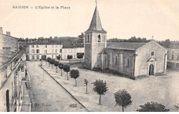 17 - SAUJON - SAN42037 - L'Eglise Et La Place - Saujon