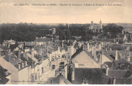 21 - CHATILLON SUR SEINE - SAN42080 - Quartier De Chaumont - L'Eglise St Vorles Et La Tour De Gissey - Chatillon Sur Seine