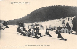 88 - LES VOSGES - SAN41743 - L'hiver Dans Les Vosges - Les Glissades Au Flanc Des Montagnes - Chatenois